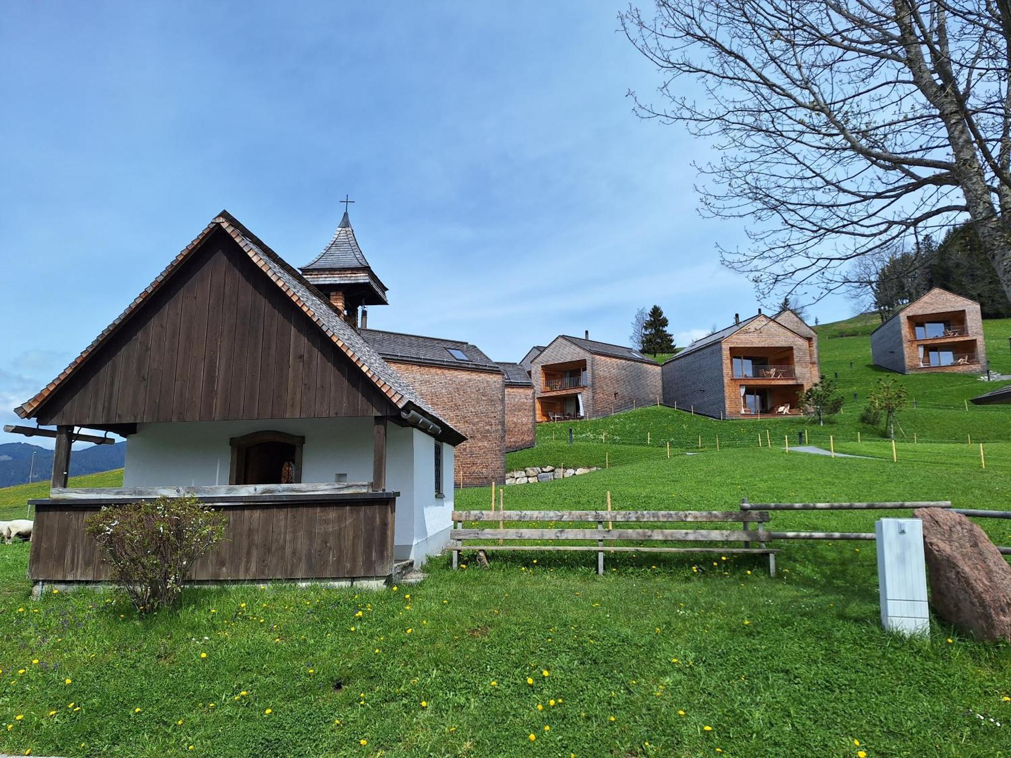 Wohnung Rheintal Im Alpenvorland Batschuns Exterior foto